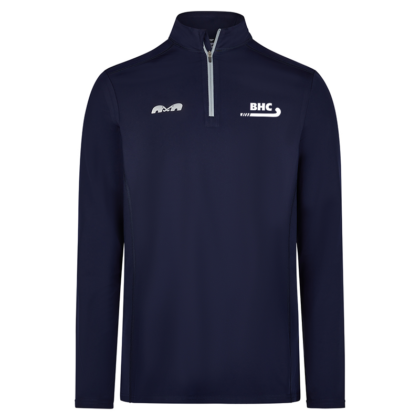 LONGSLEEVE ZIPPER BLAU